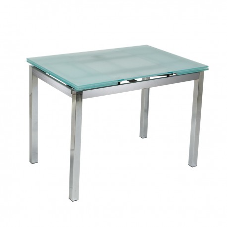 100-037 Τραπέζι Glamour 100 Αμμοβολή 100(150) x 65 x 75 100(150)x65x75 εκ.