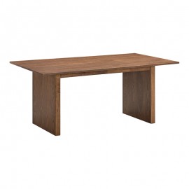 381-000008 Τραπέζι Eleganza pakoworld mdf σε καρυδί απόχρωση 180x99x75.8εκ