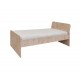 641862 Κρεβάτι ημίδιπλο 120 Kinder premium δρυς 120x206x91
