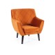 80-2891 FOTEL KIER 1 VELVET CYNAMON BLUVEL 4215 / WENGE