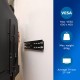1150304-0004 Philips SQM3642/GRS Universal Μαύρη βάση τοίχου μέχρι 84″