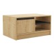 120-000512 Τραπέζι σαλονιού Narli pakoworld σε oak απόχρωση 90x60x45εκ