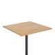 350-000039 Τραπέζι Nerobian pakoworld mdf σε sonoma απόχρωση 70x70x75εκ