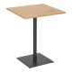 350-000038 Τραπέζι Nerobian pakoworld mdf σε sonoma απόχρωση 60x60x75εκ