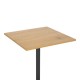 350-000038 Τραπέζι Nerobian pakoworld mdf σε sonoma απόχρωση 60x60x75εκ