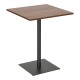 350-000036 Τραπέζι Nerobian pakoworld mdf σε καρυδί απόχρωση 60x60x75εκ