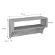 184-000127 Κρεμάστρα Crosta pakoworld σε oak απόχρωση 80x28x40εκ