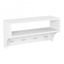 184-000126 Κρεμάστρα Crosta pakoworld σε λευκή απόχρωση 80x28x40εκ