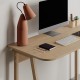119-001250 Γραφείο Malia pakoworld σε oak απόχρωση 120x60.5x75εκ