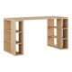 119-001248 Γραφείο Colmar pakoworld σε oak απόχρωση 140x60x75εκ