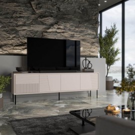 60-26130 ABI TV stand mat cashmere/ mat cashmere