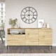176-000124 Μπουφές Evaluate pakoworld sonoma-wenge 170x46.5x75.5εκ