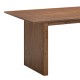 381-000009 Τραπεζαρία Eleganza-Cairo pakoworld σετ 7τεμ mdf σε καρυδί-εκρού απόχρωση 180x99x75.8εκ