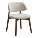 381-000012 Τραπεζαρία Eleganza-Siena pakoworld σετ 7τεμ mdf σε καρυδί-εκρού απόχρωση 180x99x75.8εκ