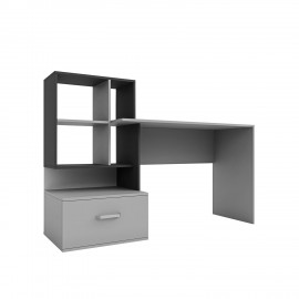 GR-VIOLA-2 Γραφείο Viola Γκρι-Ανθρακί 149x48x105cm