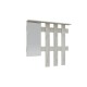 GR-RENOHANG-1 Κρεμάστρα Reno με Καθρέπτη Λευκό 100x10x90cm