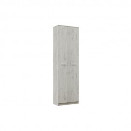 GR-RENOWARD-1 Ντουλάπα Reno με Ράφια Λευκή 60x32x200cm