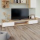 GR-CALTV-1 Έπιπλο TV Callisto Χρυσό Δρυς-Λευκό 200x40x30cm