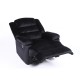 14340031 Πολυθρόνα Ανακλινόμενη ArteLibre CARINAE Μαύρο Βελούδο 93x90x100cm Μαύρο