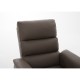14340035 Πολυθρόνα Ανακλινόμενη ArteLibre RIGIL Με Λειτουργία Μασάζ Καφέ PU 75x87x102cm Καφέ