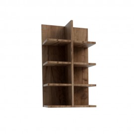 GR-CALSHE-2 Κρεμαστό Ράφι Callisto Σκούρο Δρυς 40x27.7x70cm