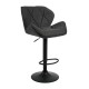 200-049 Σκαμπό Comfort ύφασμα Γκρι 53 x 52 x 91-111 53x52x91-111 εκ.