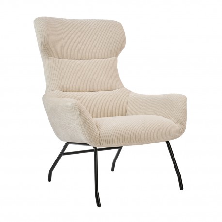 300-361 Πολυθρόνα Josephine Μπεζ 84 x 89 x 109 84x89x109 εκ.