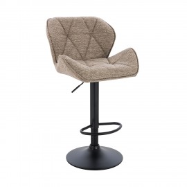 200-120 Σκαμπό Comfort ύφασμα γκρεζ 53 x 52 x 91-111 53x52x91-111 εκ.