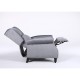 14340047 Πολυθρόνα Ανακλινόμενη ArteLibre MARKEB Γκρι Βελούδο 72x84x97cm Γκρι