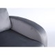 14340048 Πολυθρόνα Ανακλινόμενη ArteLibre ATRIA Γκρι Βελούδο 67.5x90x104cm Γκρι