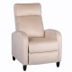 14340049 Πολυθρόνα Ανακλινόμενη ArteLibre ATRIA Εκρού Βελούδο 67.5x90x104cm Εκρού