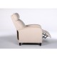 14340049 Πολυθρόνα Ανακλινόμενη ArteLibre ATRIA Εκρού Βελούδο 67.5x90x104cm Εκρού