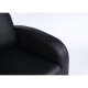 14340052 Πολυθρόνα Ανακλινόμενη ArteLibre ATRIA Μαύρο PU 67.5x90x104cm Μαύρο