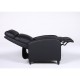 14340052 Πολυθρόνα Ανακλινόμενη ArteLibre ATRIA Μαύρο PU 67.5x90x104cm Μαύρο