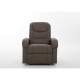 14340053 Πολυθρόνα Ανακλινόμενη ArteLibre CELAENO Καφέ PU 80x96x97cm Καφέ
