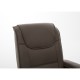 14340053 Πολυθρόνα Ανακλινόμενη ArteLibre CELAENO Καφέ PU 80x96x97cm Καφέ