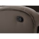 14340053 Πολυθρόνα Ανακλινόμενη ArteLibre CELAENO Καφέ PU 80x96x97cm Καφέ