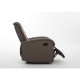 14340053 Πολυθρόνα Ανακλινόμενη ArteLibre CELAENO Καφέ PU 80x96x97cm Καφέ