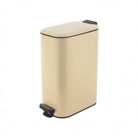 02-33934 ESTIA ΚΑΔΟΣ ΑΠΟΡΡΙΜΑΤΩΝ SOFT CLOSE SLIM 30lt ΜΑΤ ΜΠΕΖ