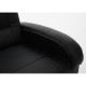 14340055 Πολυθρόνα Ανακλινόμενη ArteLibre CELAENO Μαύρο PU 80x96x97cm Μαύρο