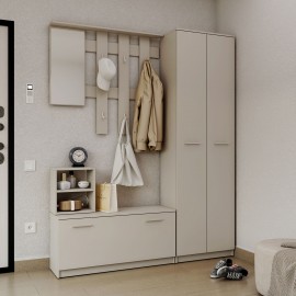 GR-RENOSETB-2 Σετ Εισόδου Reno-B Cashmere 160x32x200cm