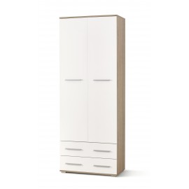 60-22298 LIMA REG2, color: sonoma oak / white DIOMMI V-PL-LIMA-REG2-BIAŁY/SONOMA
