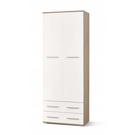 60-22298 LIMA REG2, color: sonoma oak / white DIOMMI V-PL-LIMA-REG2-BIAŁY/SONOMA