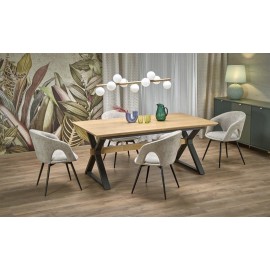 60-29297 HENRY table, natural / black