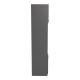 230-000097 Στήλη Rowan pakoworld σε oak-ανθρακί απόχρωση 60x42x182εκ