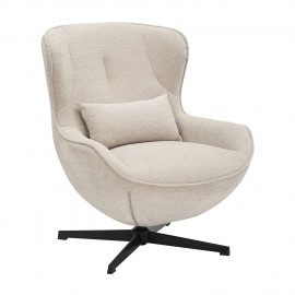 300-387 Πολυθρόνα Chanel μπεζ 76 x 87 x 90 76x87x90 εκ.