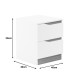 230-000084 Κομοδίνο Verena II pakoworld σε λευκή-sonoma απόχρωση 40x40x50εκ