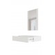 60-19862 PAFOS vanity table ( hanging ) and mirror white/white DIOMMI CAMA-PAFOS-TOALETKA-BI/BI