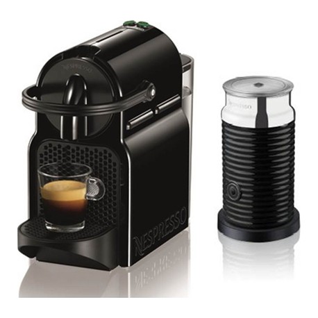 De'Longhi Inissia Καφετιέρα για Κάψουλες Nespresso Πίεσης 19bar με Αφρογαλιέρα Black