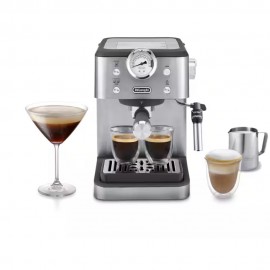 DELONGHI EM450.M ΜΗΧΑΝΗ ΕΣΠΡΕΣΣΟ 15BAR ΧΡΩΜΑ ΜΕΤΑΛΛΙΚΟ